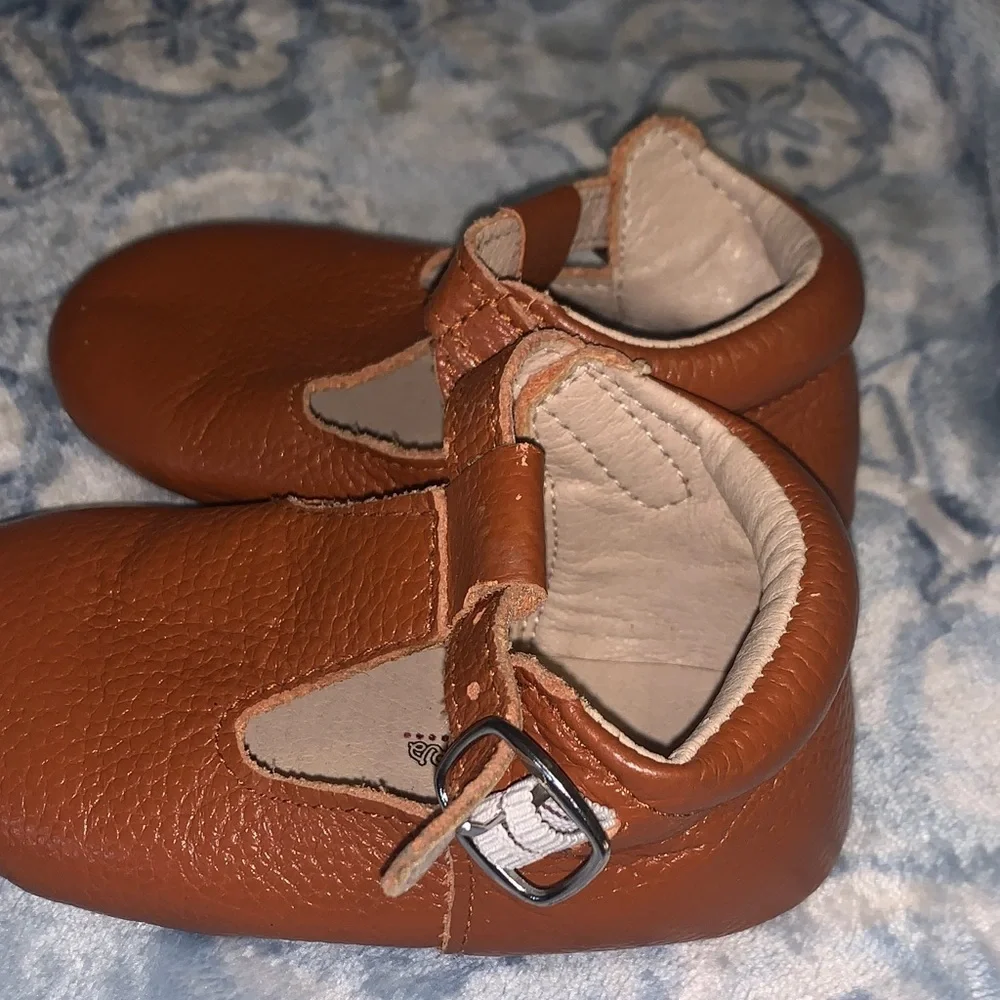 Adorable Tan Baby Walker Shoes